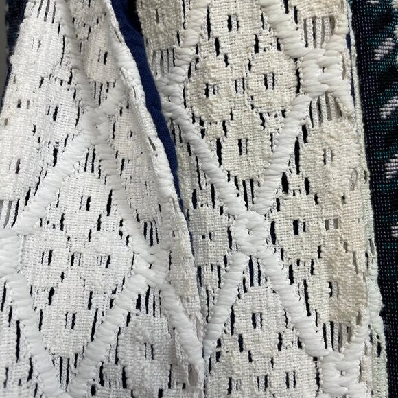 Vintage Chessa Davis Skirt Patchwork Stripes Velvet Lace Tapestry Belt Hippie - Picture 8 of 16